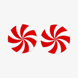 Plate Plastic Small Candy Stripe 2Pcs