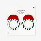 Glasses Party Candy Stripes