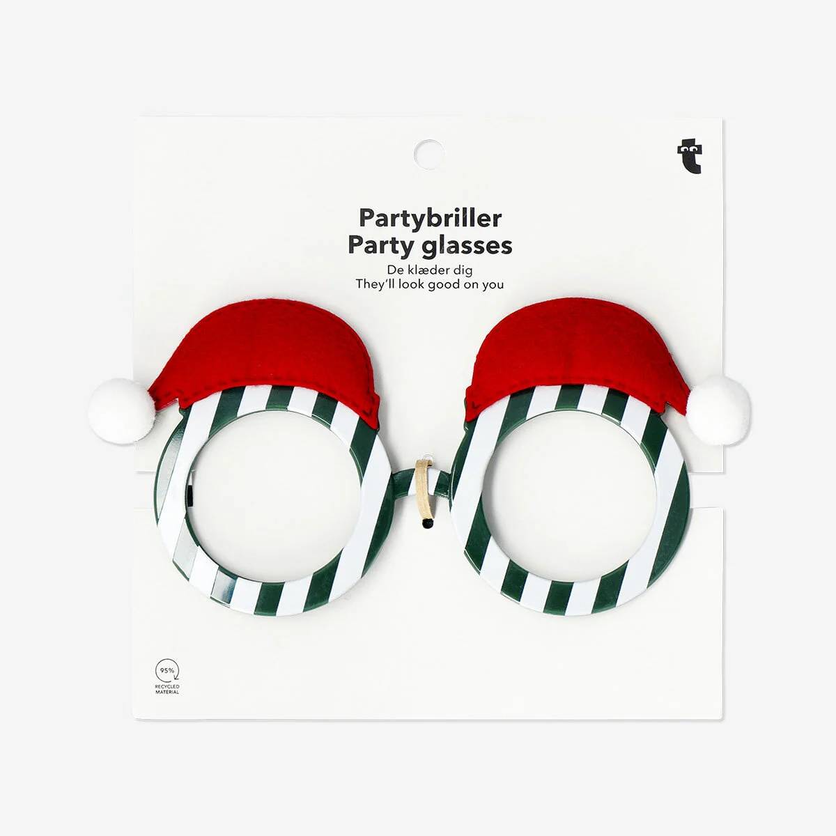 Glasses Party Candy Stripes