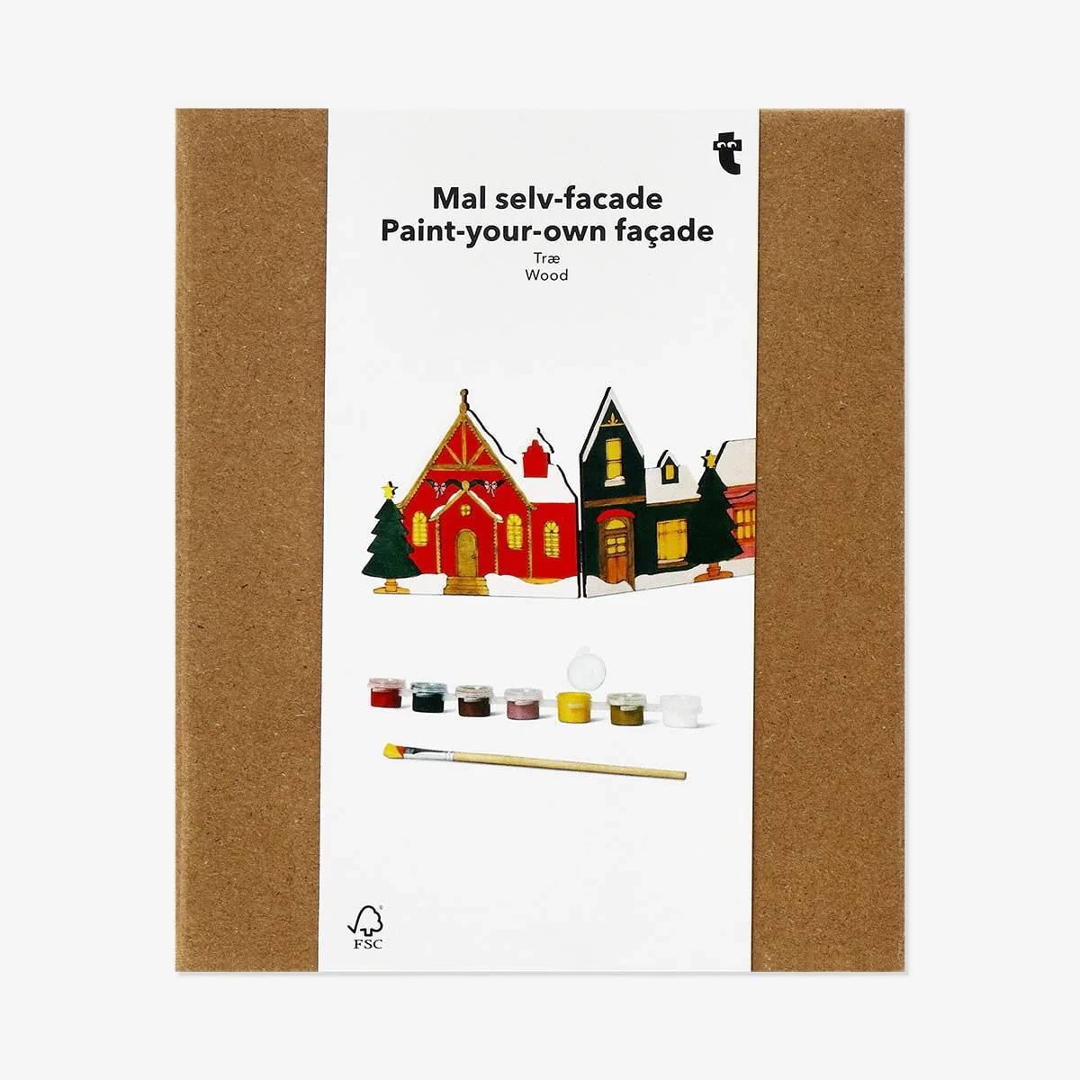 Diy Folding Christmas Houses Wooden