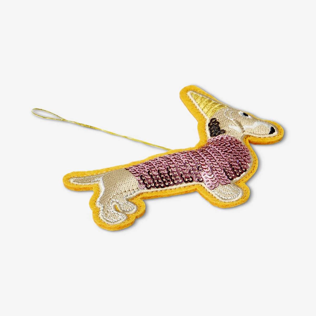Ornament Dog Sequined (In)