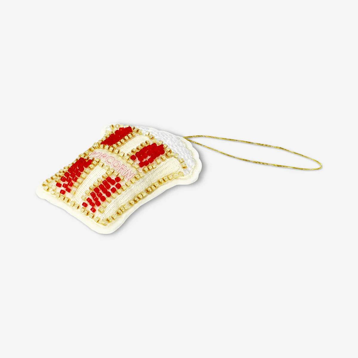 Ornament Popcorn With Beads (In)