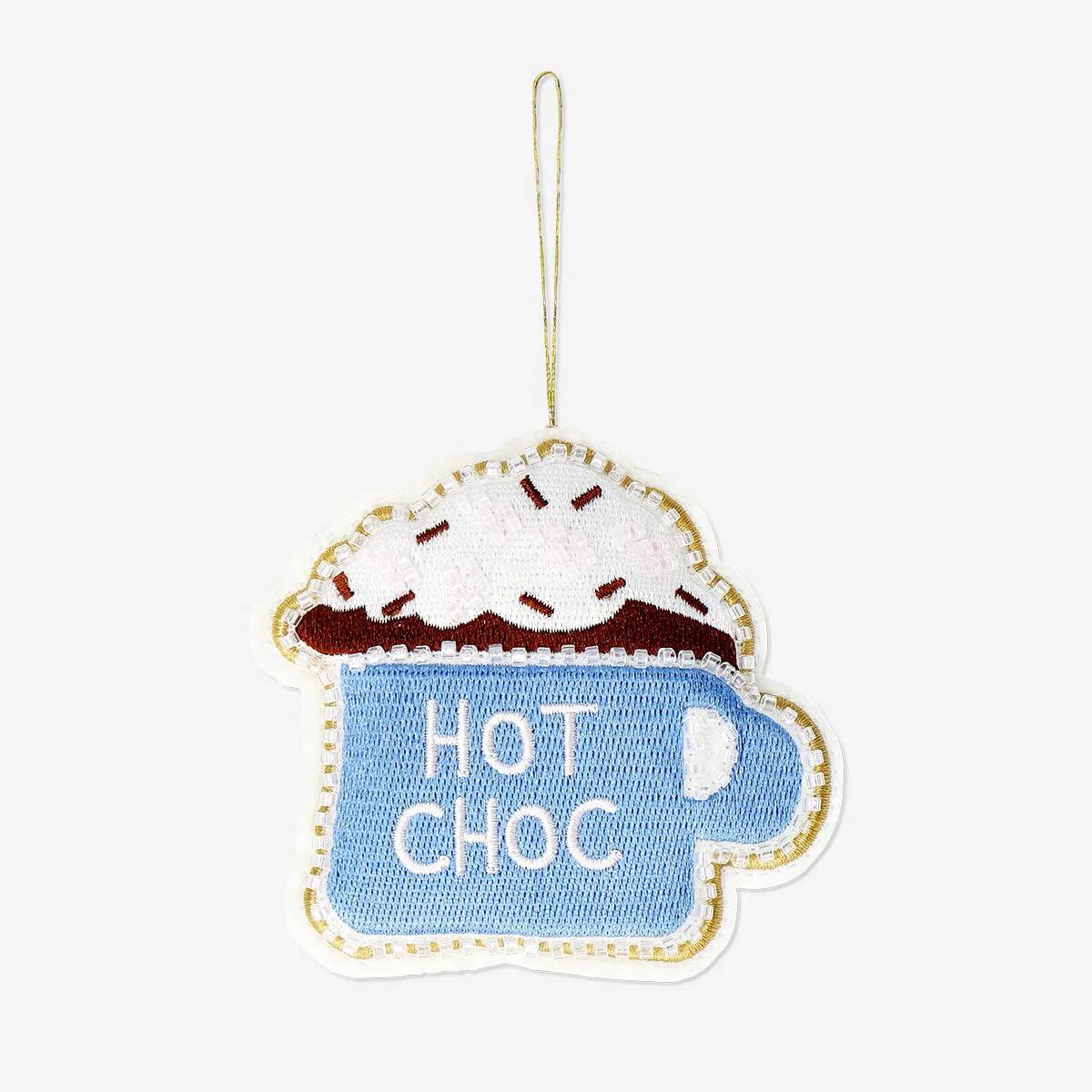 Ornament Hot Choclate With Beads (In)