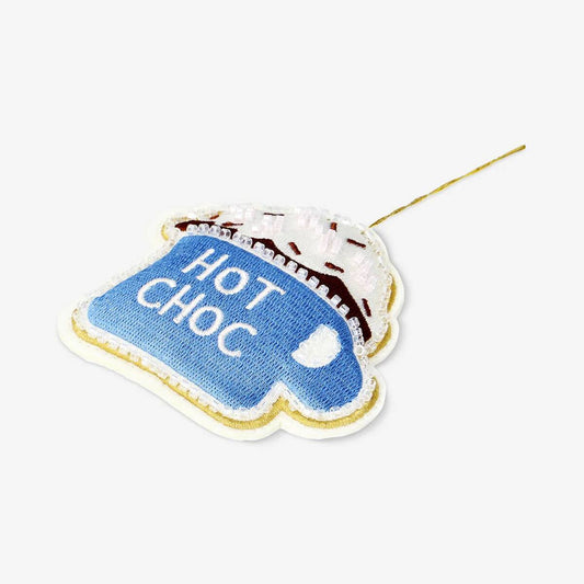 Ornament Hot Choclate With Beads (In)