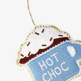 Ornament Hot Choclate With Beads (In)