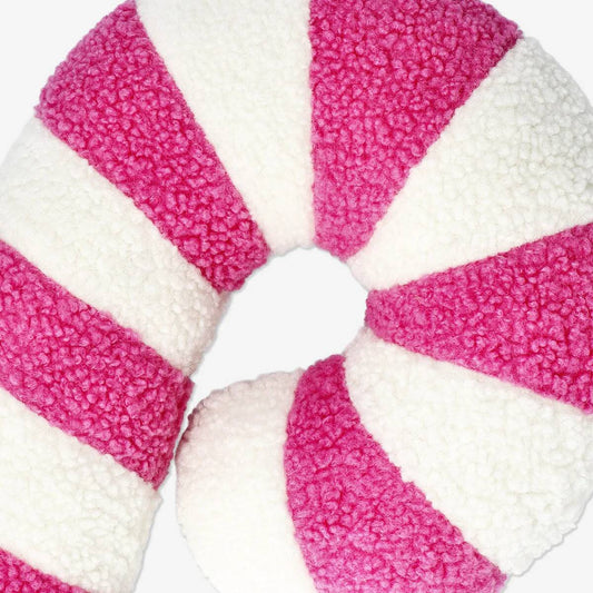 Cushion As Candy Cane Pink