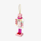 Nutcraker Ornament With Candy Pink