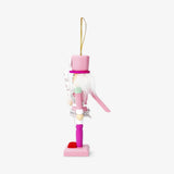 Nutcraker Ornament With Candy Pink