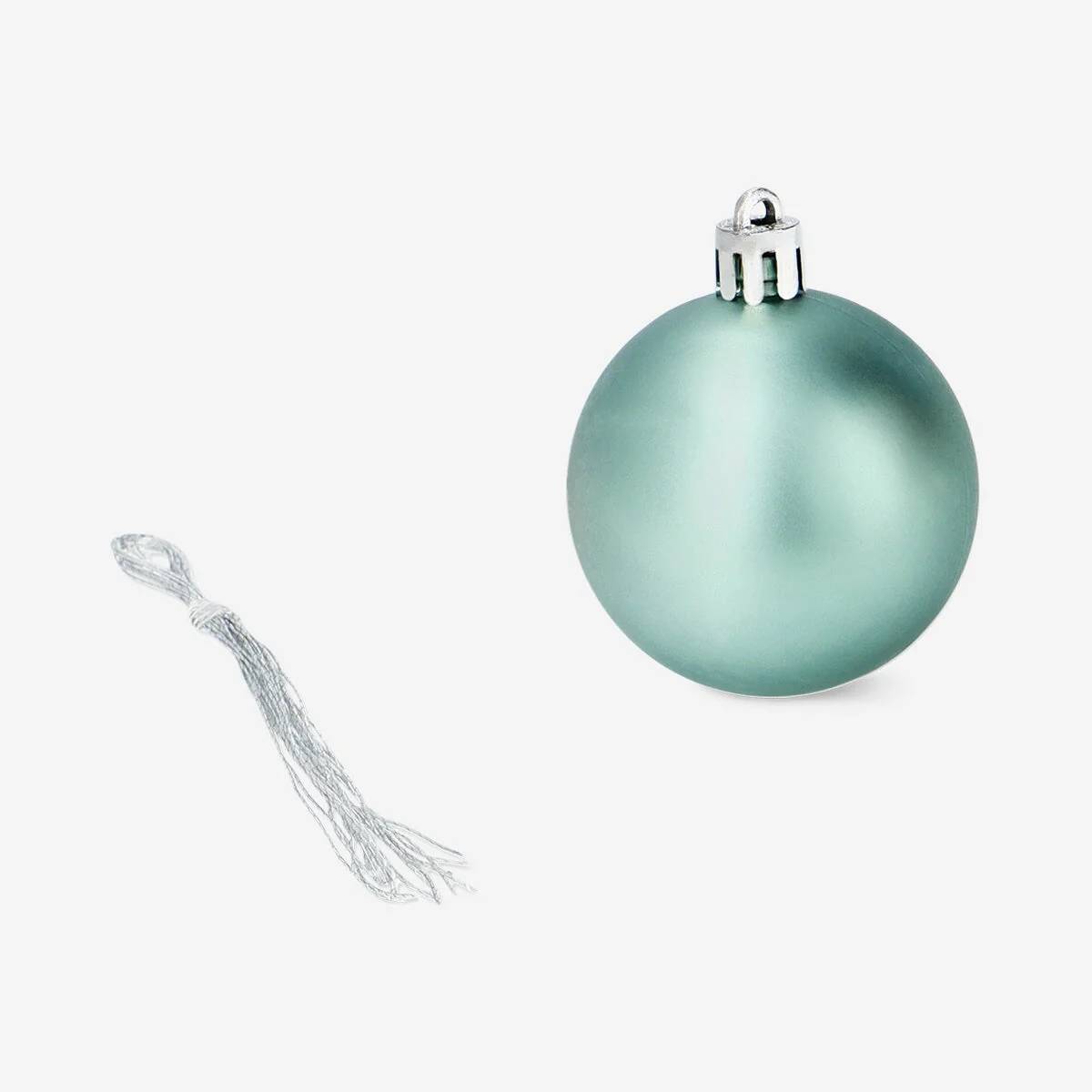 Baubles 4Colours Plstic Medium 12Pcs(In)