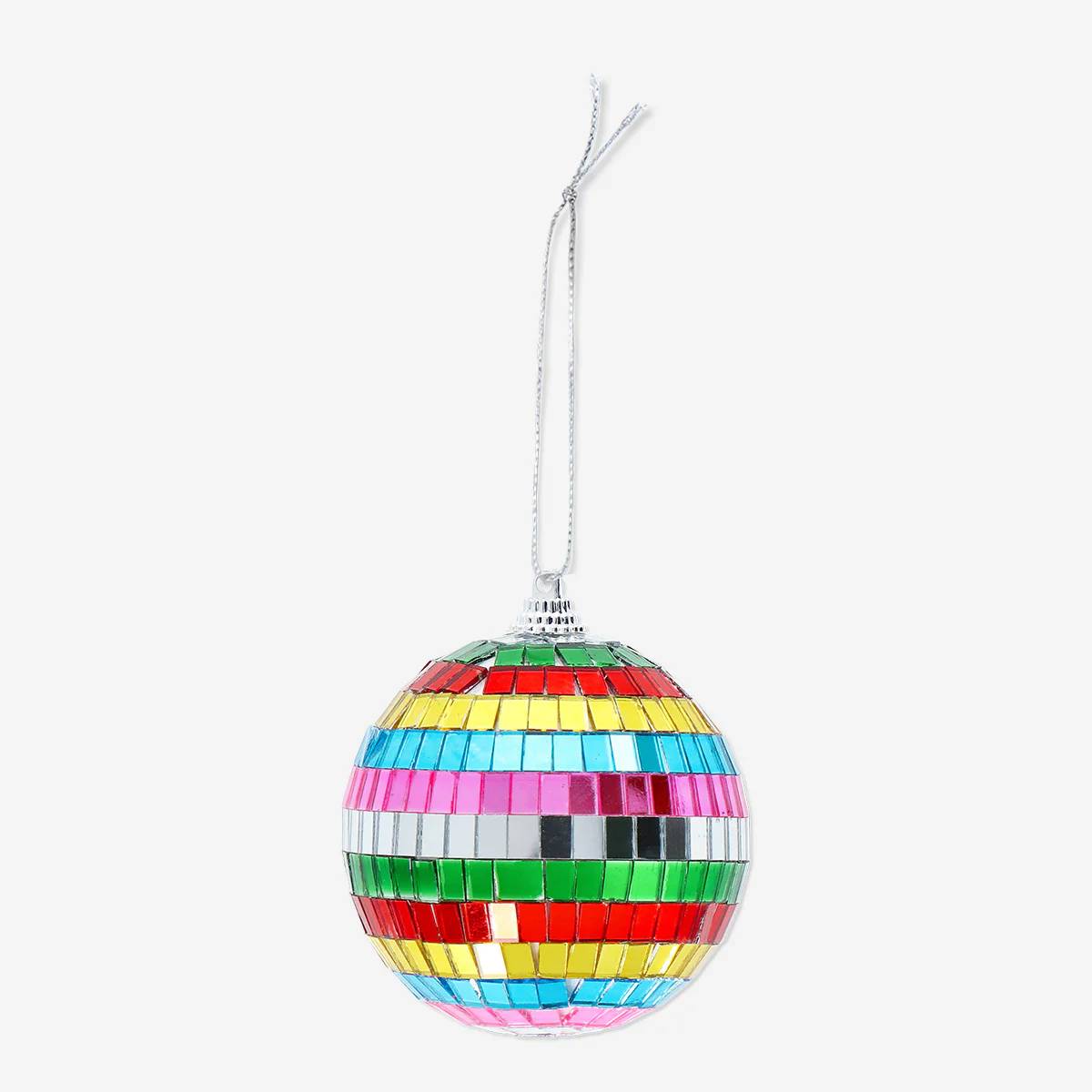 Bauble Disco Ball Multi Color Glass 1