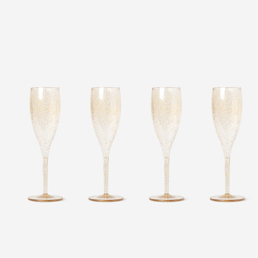 Champagne Glasses Reusable Plastic New Y