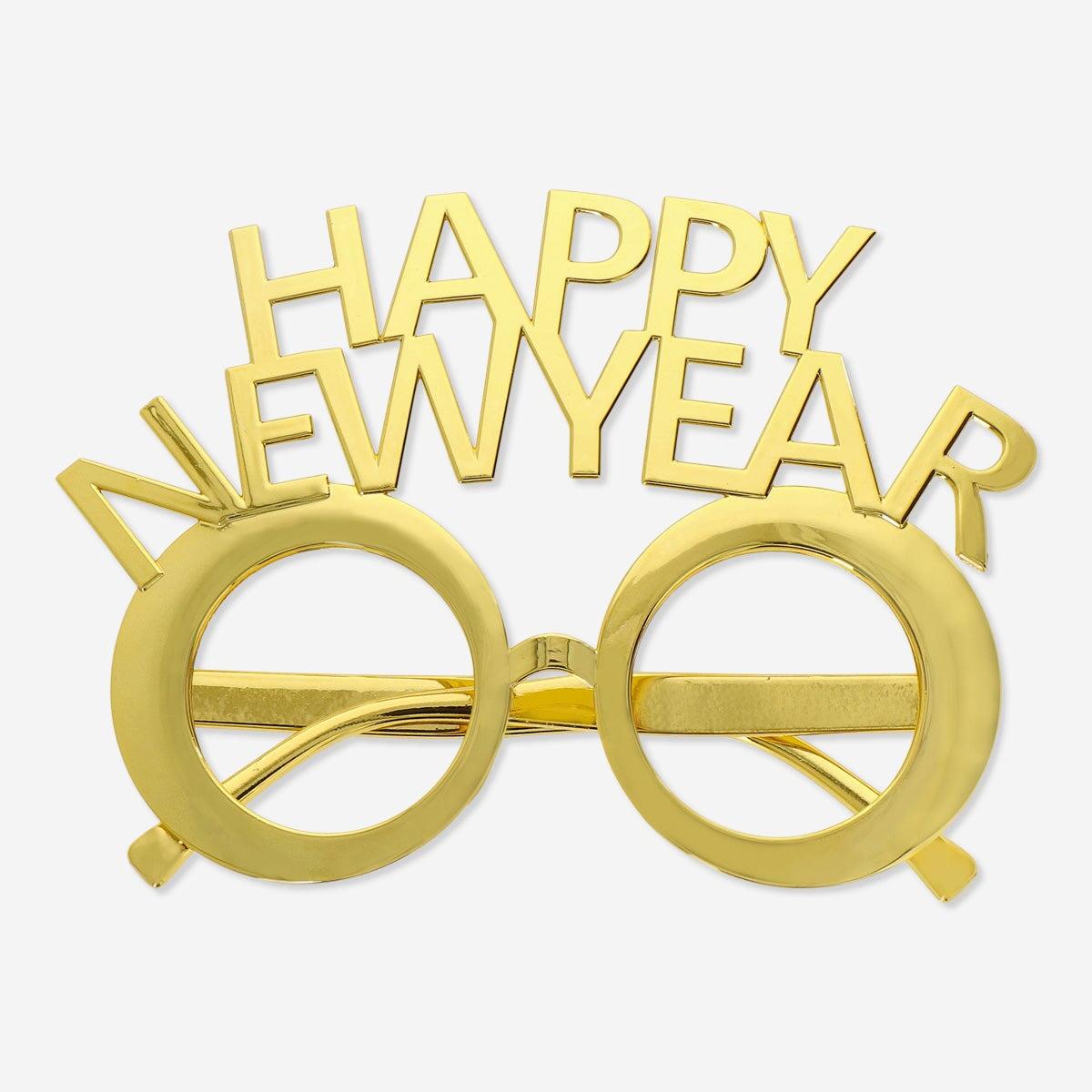 Glasses Party Happy New Year Adult