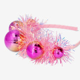 Headband Disco Ball Multi Color Adult