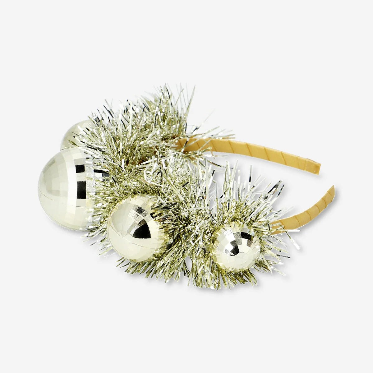 Headband Disco Ball Multi Color Adult