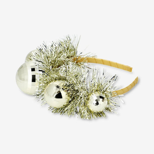 Headband Disco Ball Multi Color Adult