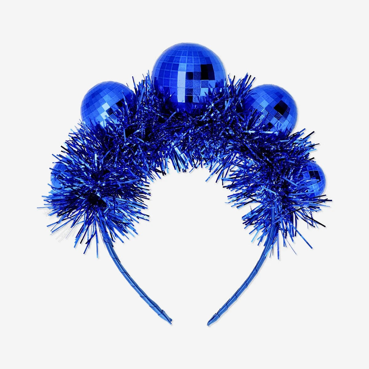 Headband Disco Ball Blue Adult