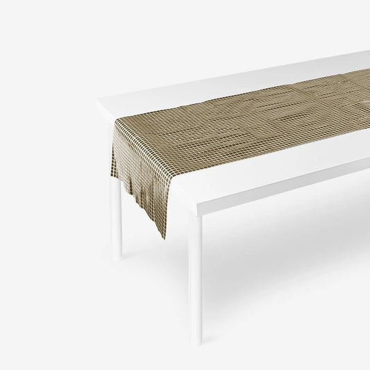 Table Runner Gold Fabric 40X180 Cm