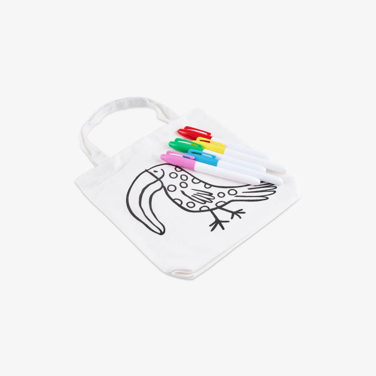 Diy Tote Bag W/Markers