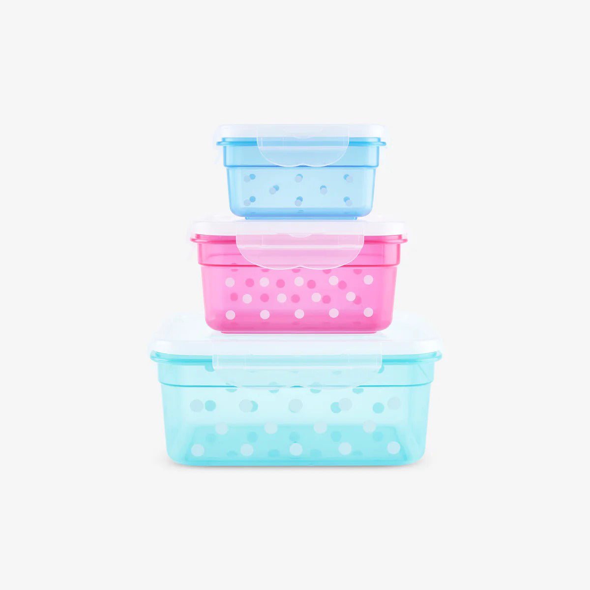 Container Plastic Rectangular 3 Pcs/Set