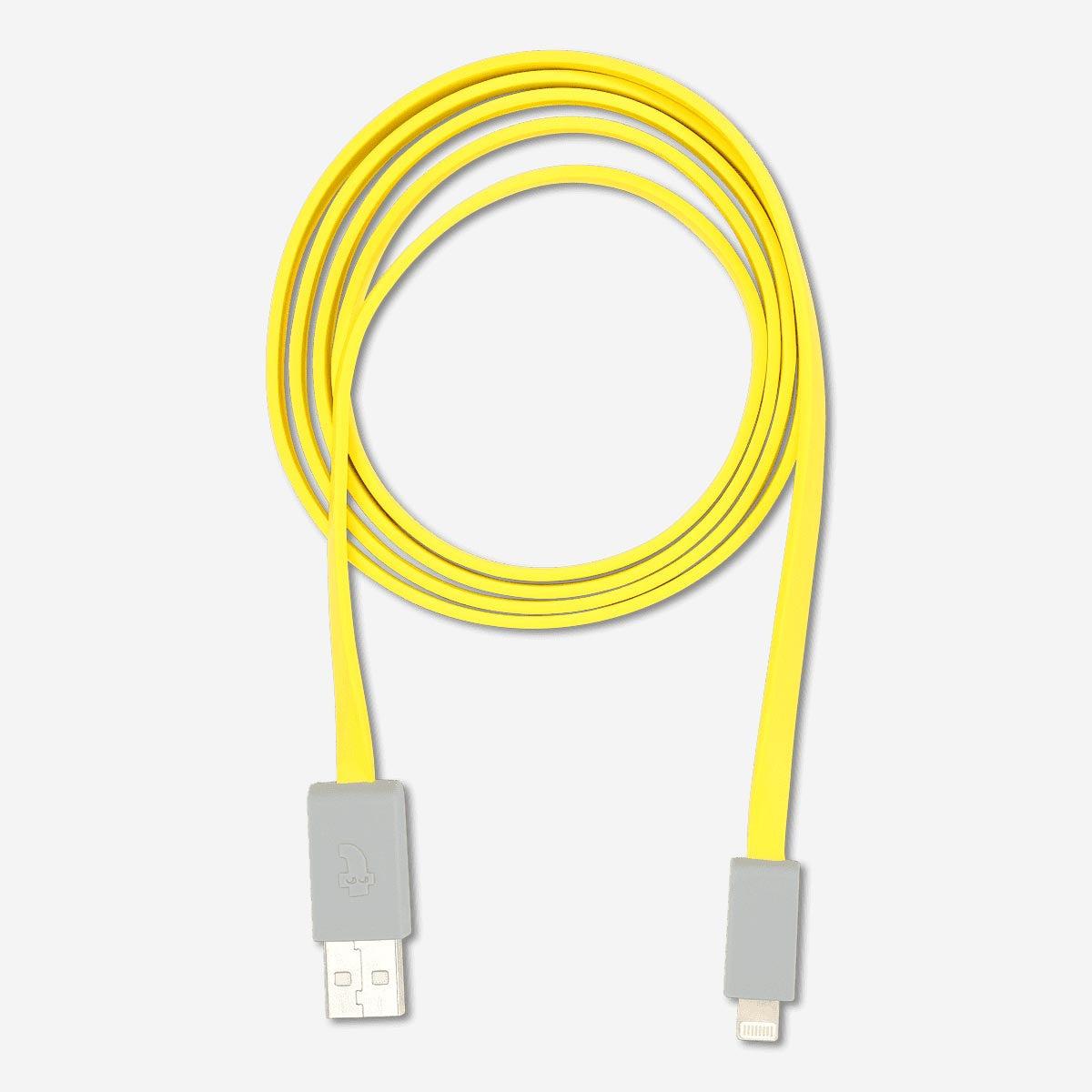 Charging Cable 120Cm Lightng Grey/Yellow