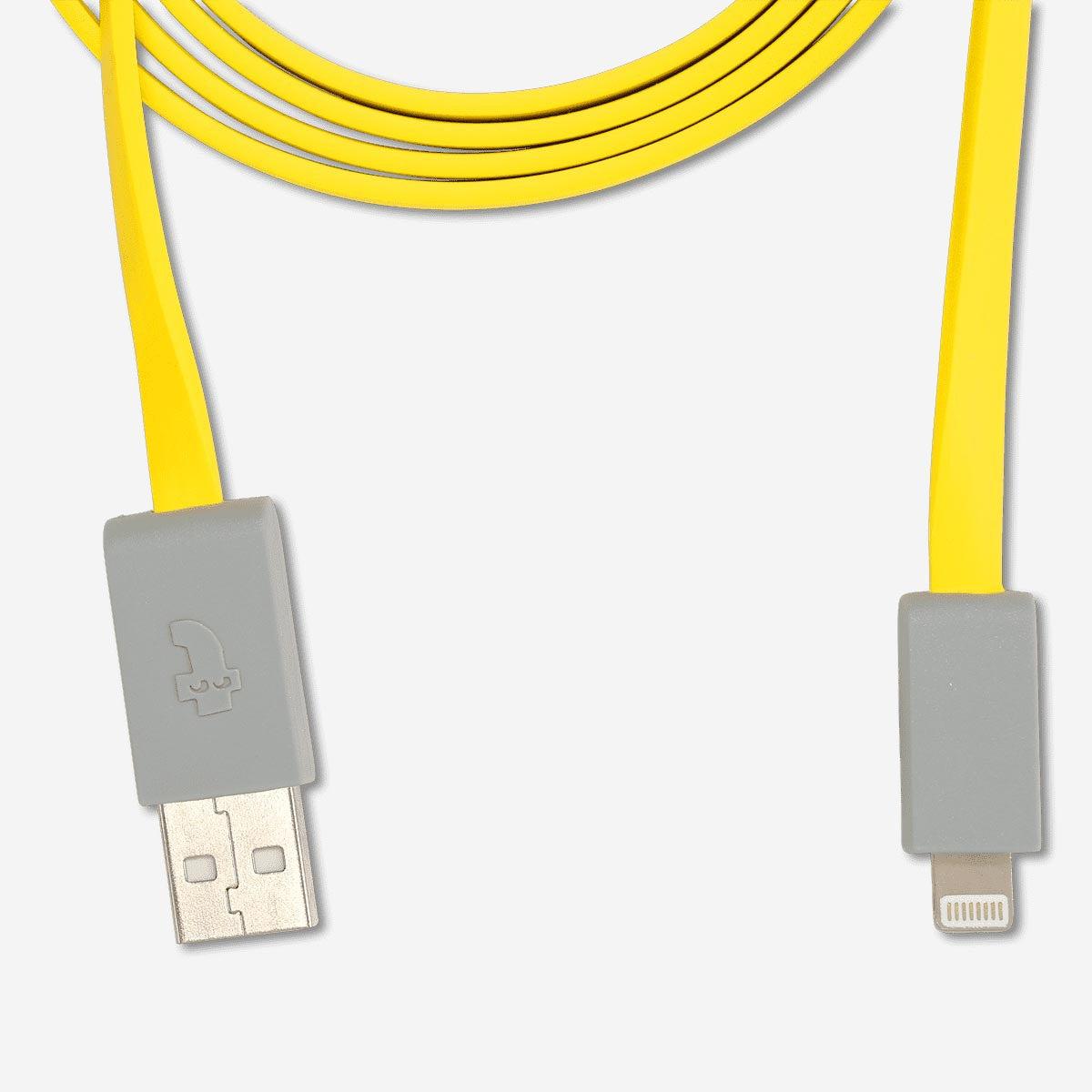 Charging Cable 120Cm Lightng Grey/Yellow