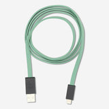 Charging Cable 120Cm Lightng Grey/Green