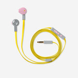 Earphones Grey/Yellow