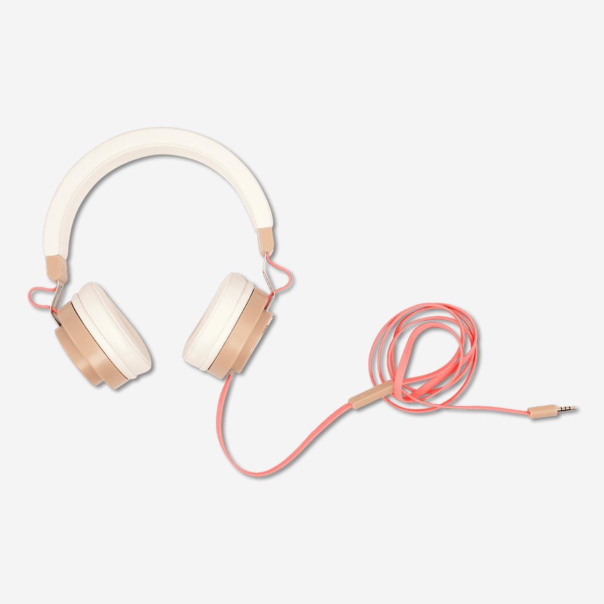 Headphones A Beige/Coral