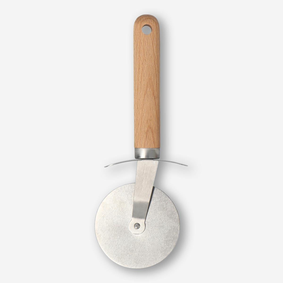 Cutter Pizza Ss And Beech Wood Handle