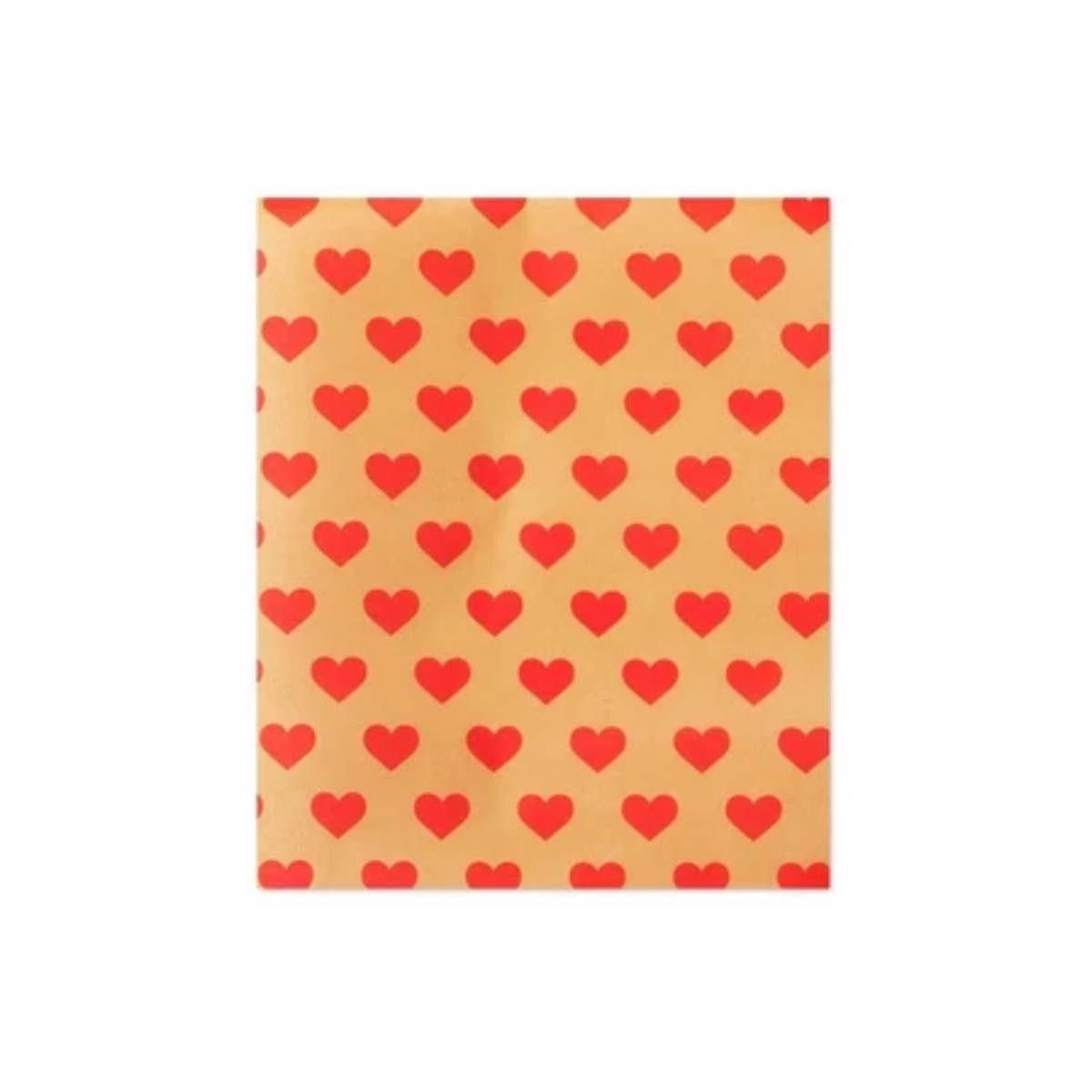 Food Paper 13 X 16Cm 30Pcs Red Hearts