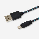 Charging Cable 1.2M Light Fab Dkgrey/Grn