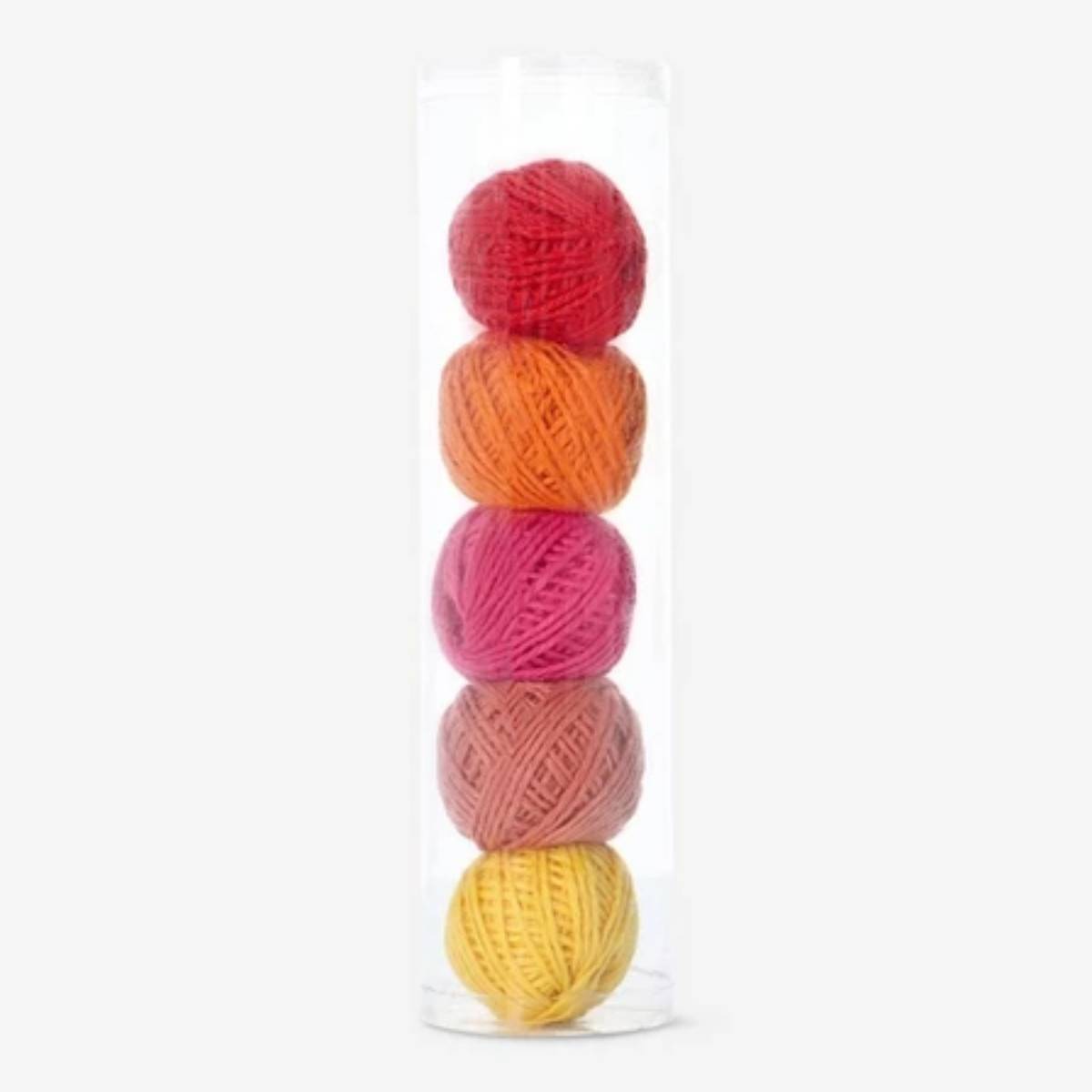 Yarn Cotton 5X10Grm Red,Org & Yellow Mix