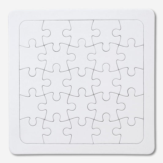 Diy Puzzle White Paint 20X20