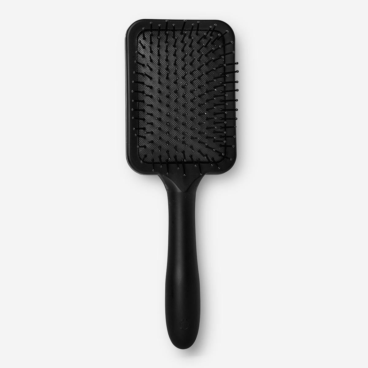 Hairbrush Square Recycled Plastic Black