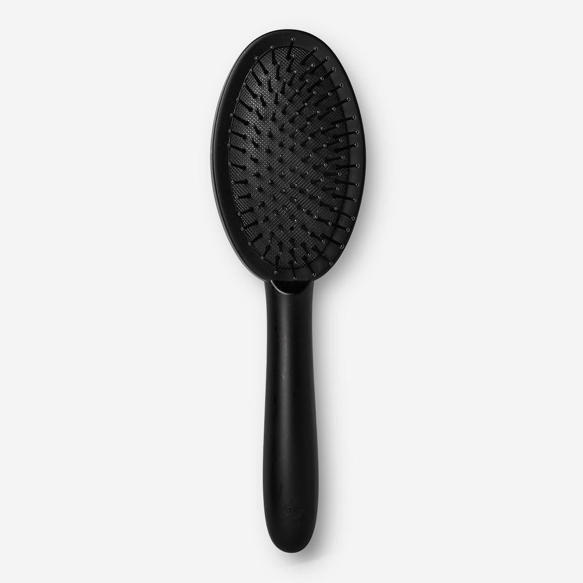 Hairbrush Oval Recycled Plastic Black