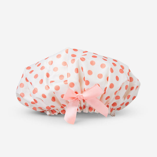 Shower Cap withBow Coral