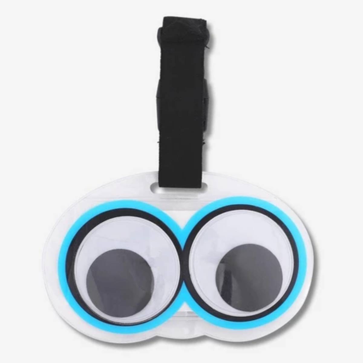 Suitcase Tag Eva W/Googly Eyes Blue (In)