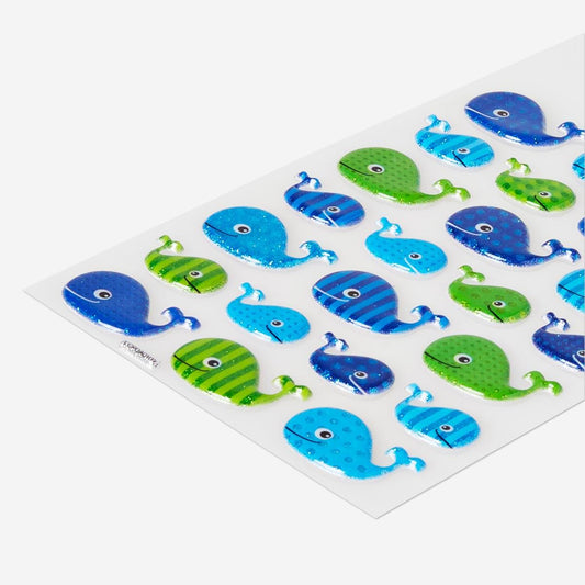 Stickers Puffed Whales