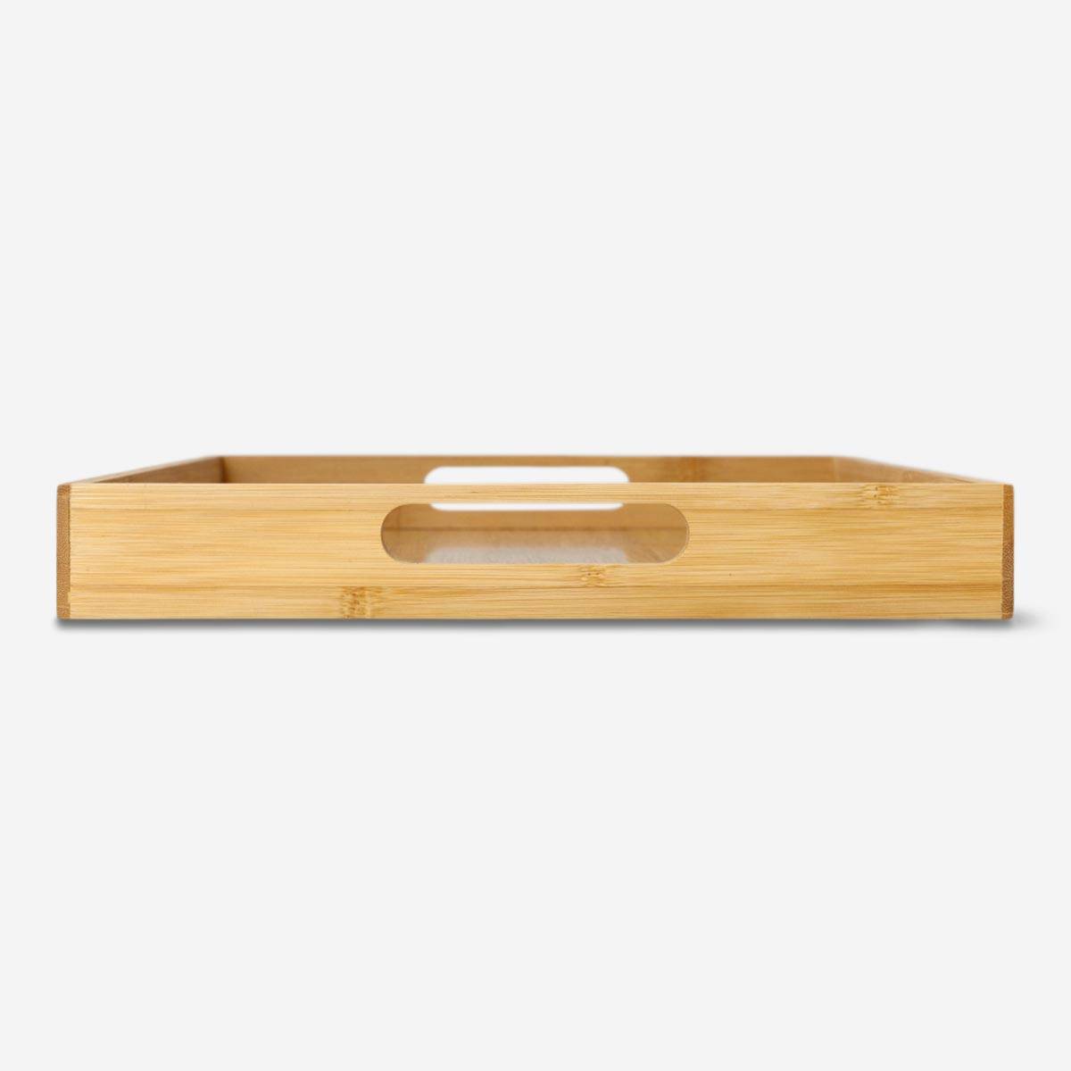 Tray Fsc Bamboo 38X28X4Cm