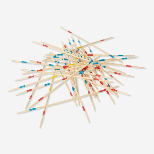 Game Pick Up Sticks In Wooden Box