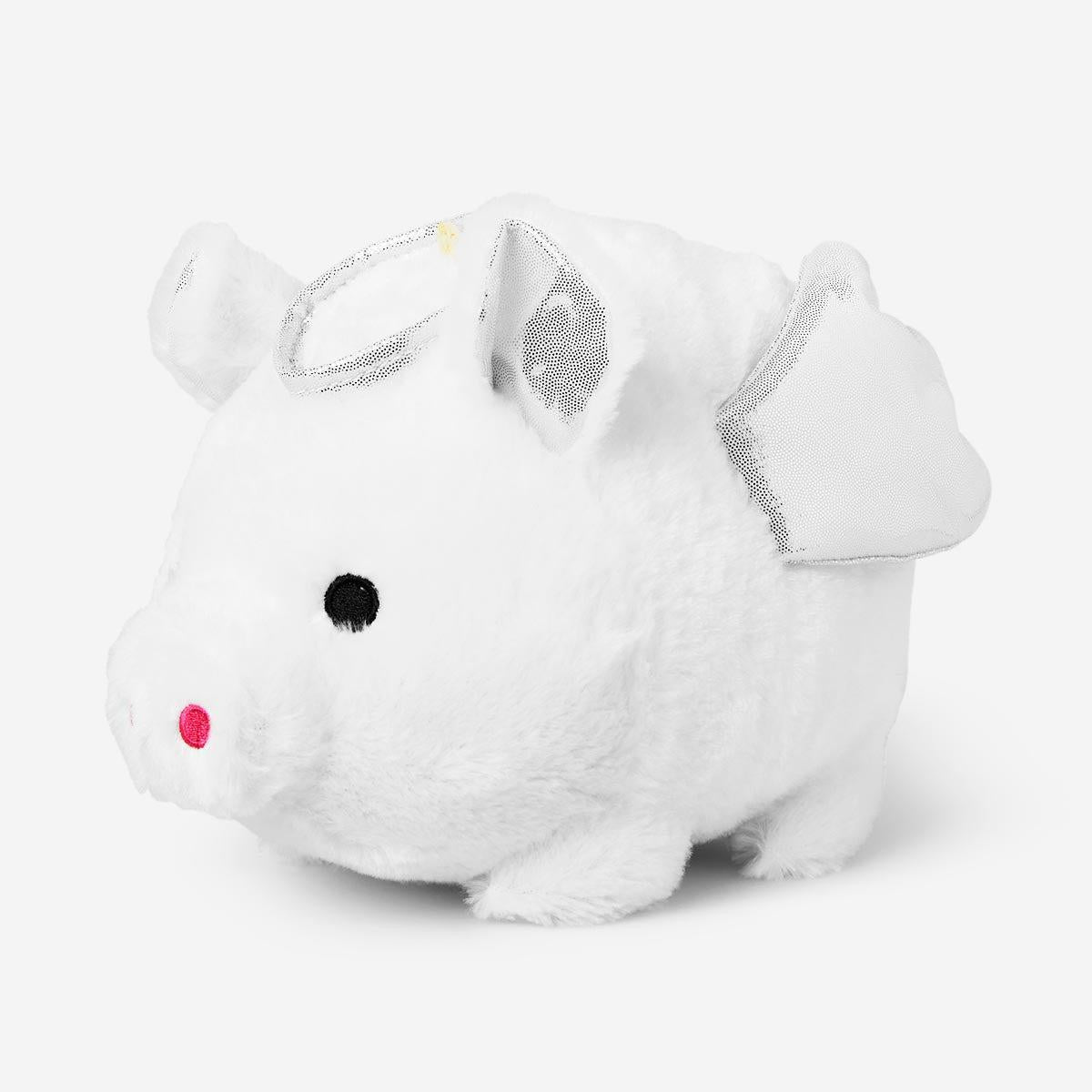 Teddy Pig Small White