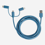 Charging Cable 300Cm 3-In-1 Petrol