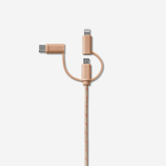 Charging Cable 120Cm 3In1 Fab Beige/Crl