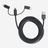 Charging Cable 300Cm 3-In-1 Black