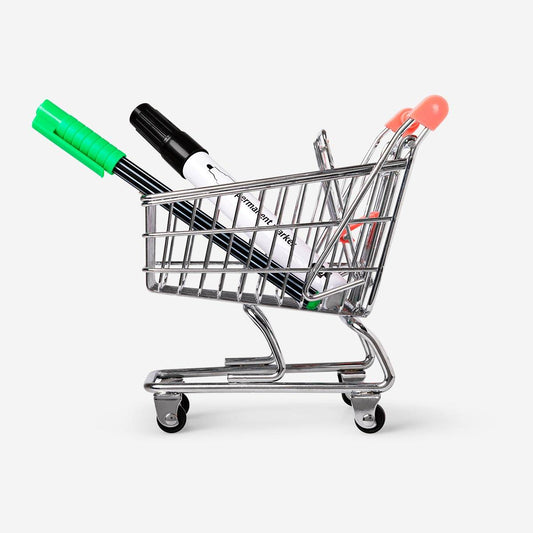 Shopping Cart Mini Red