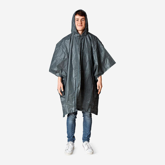 Rain Poncho with Grid One Size Adult