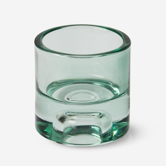 Candle&Tealight Holderglass 2In1 Grn(In)