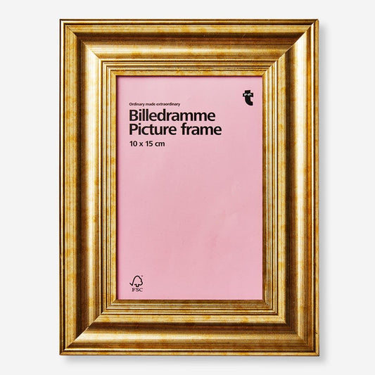 Frame Photo Antinque Gold 10X15 Cm