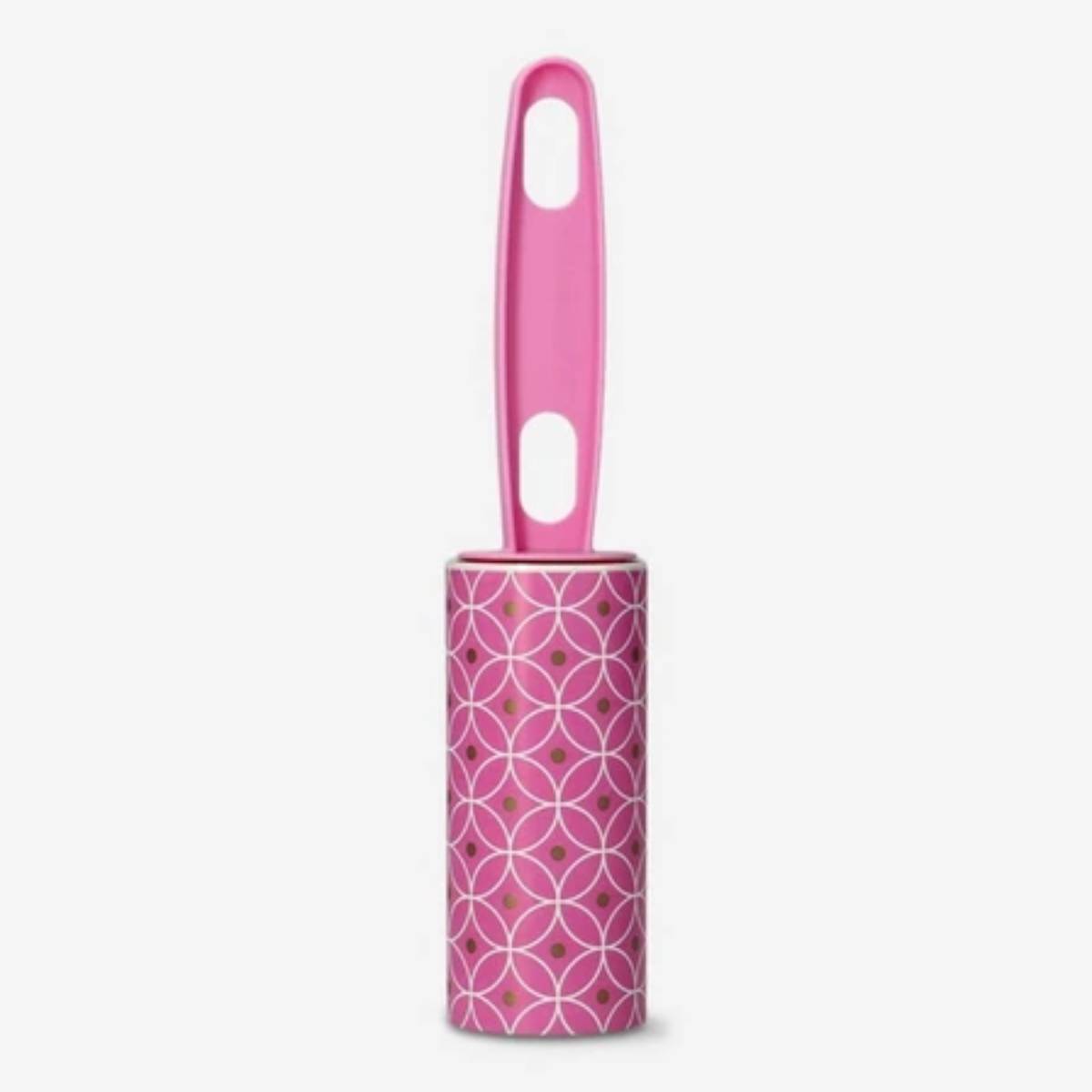 Lint Roller with Handle Pink