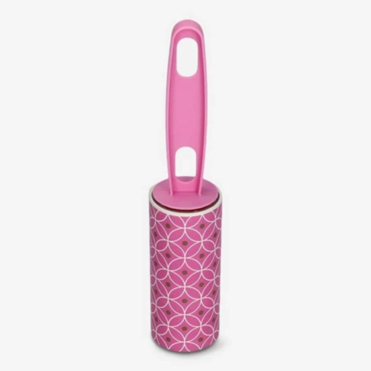 Lint Roller with Handle Pink